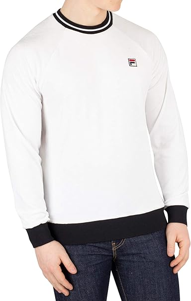 felpa fila uomo bianca