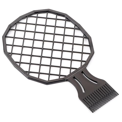 Afro Hair Racket Comb A Waves Sponge Brush Iron Metal Small Short 2 In ...