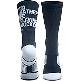 ChalkTalkSPORTS Hockey Performance Crew Socks - Multiple Designs & Colors - Youth & Adult - Hockey Mid-Calf Socks