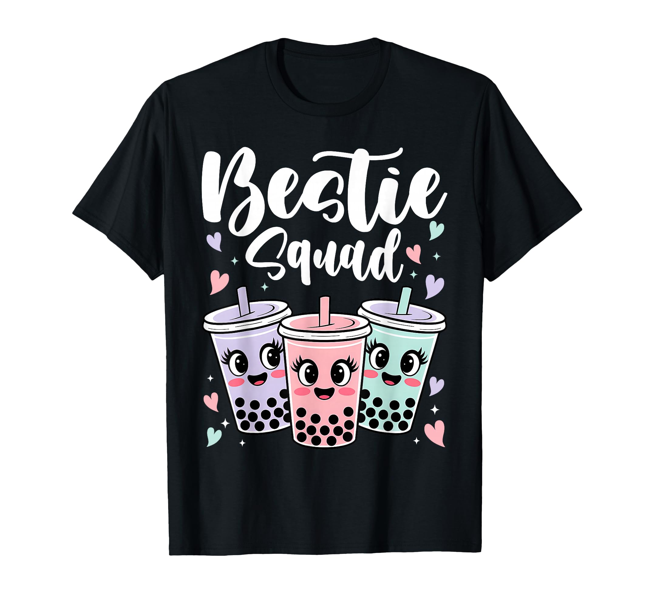 Photo 1 of Bestie Squad Twin Day For Girls BFF Boba Tea Best Friend T-Shirt