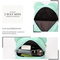 KL928 Girls Mini Backpack Bowknot Polka Dot Cute