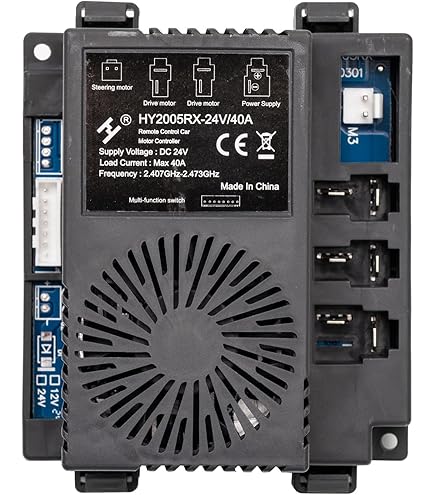 JR1746M-3 24V Control Box Receiver For Kids Electric Ride-On Cars - Replacement Controller With Slow Start Function