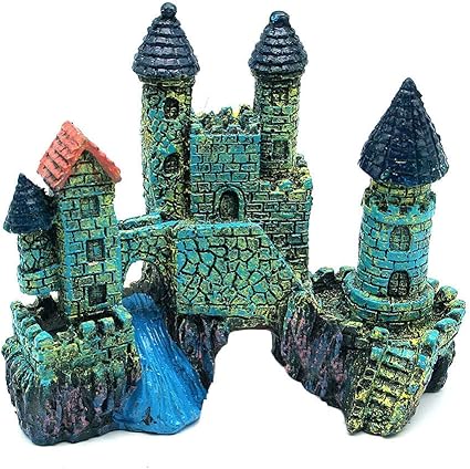 Amazon Com Ehc Resin Wizards Castle 5 1 H Aquarium Decorations