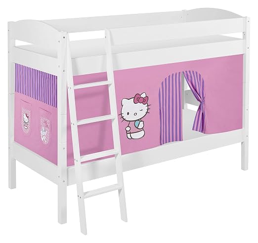 208 X 98 X 150 Cm Lilokids Etagenbett Ida 4106 Hello Kitty Lila