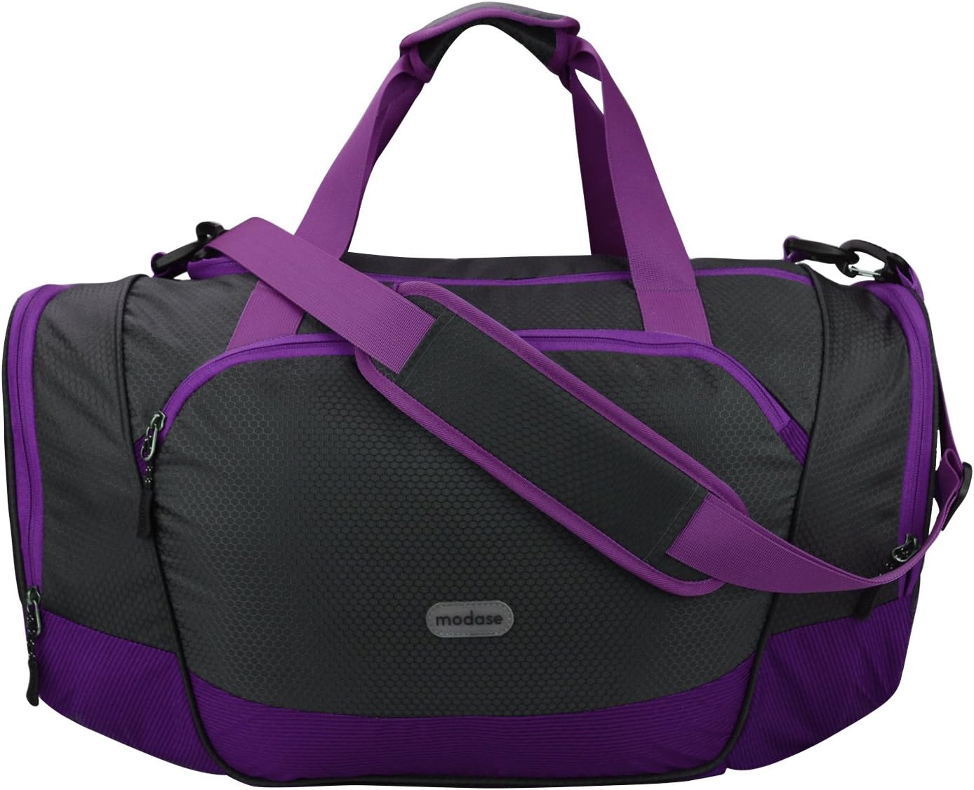 modase Duffel Bag Gym Bag Travel Duffle Luggage Sport Bag with Shoe Compartment