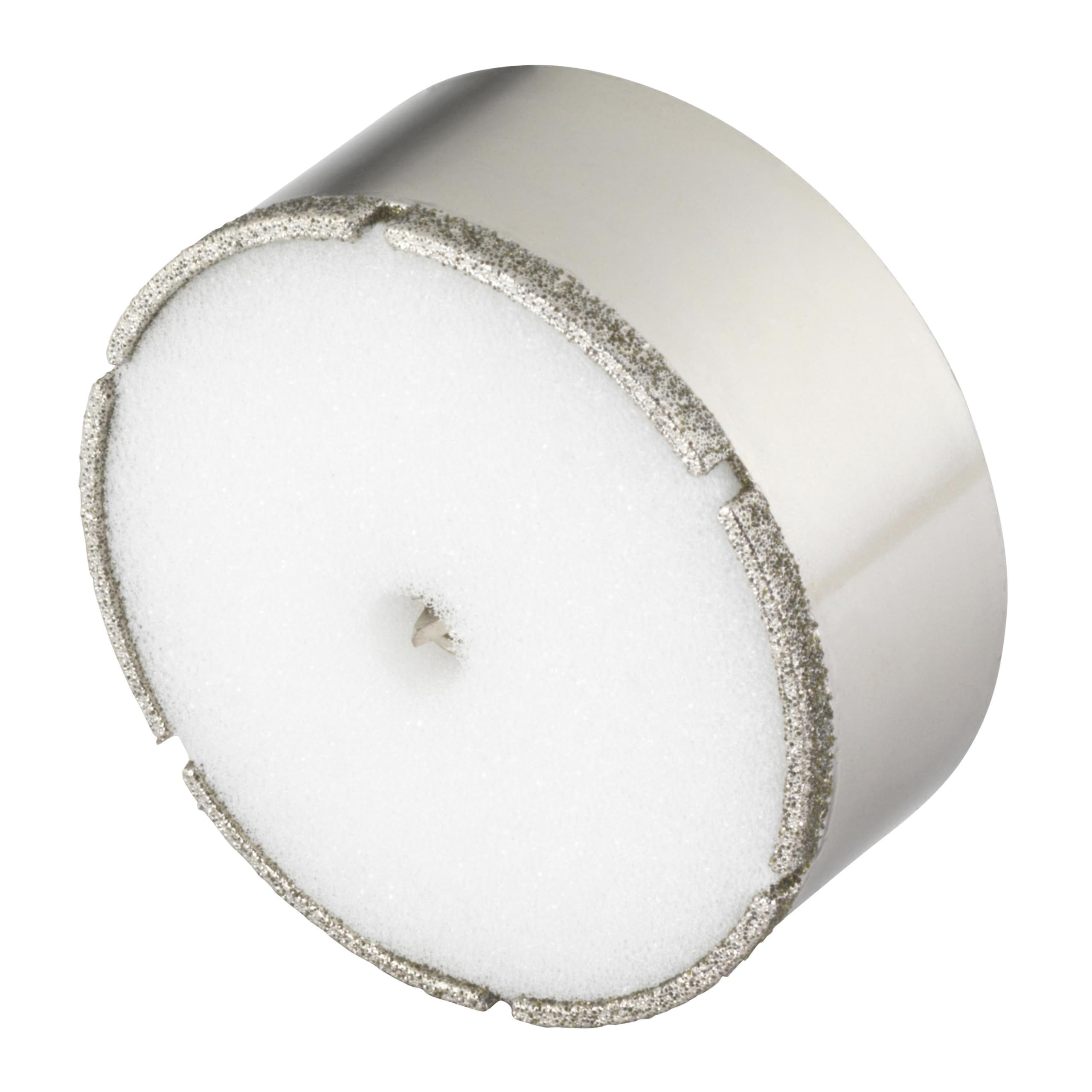 wolfcraft "Ceramic" Diamond Coated Annular Bit, with Centring Drill Bit and Shank I 8911000 I for Socket installations in Tiles or Glazed Tiles, Cutting Depth 25 mm