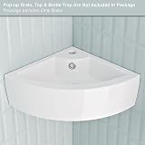 Home Supplies Wall Mounted Ceramic Bathroom Basin 13.5x43.5x32 White view 3