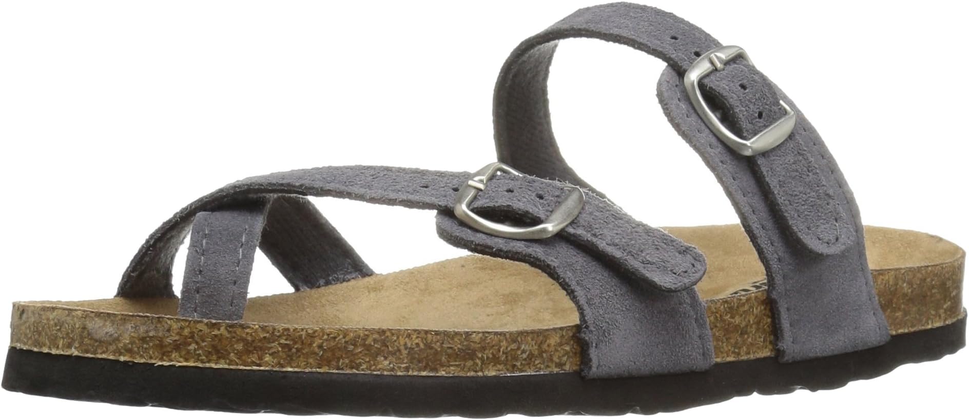 Womens Anya Leather Strap Cork Sandal