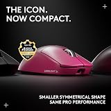 Logitech G PRO X Superlight 2c Wireless Gaming Mouse Pink, 53 g, 44K DPI, 8 kHz view 2