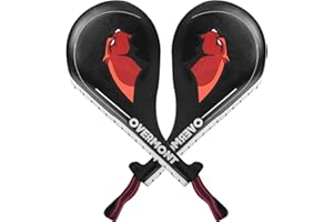 Overmont 2Pack Taekwondo Kicking Target Muay Kick Pads TKD Training Karate Kickboxing Judo Practice MMA Thai Martial Arts Bla