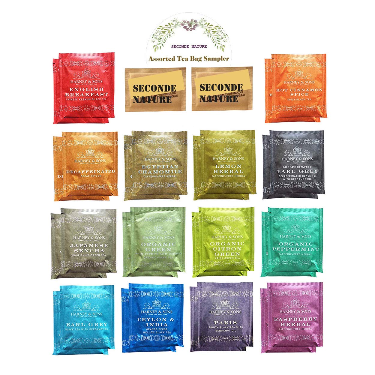 Harney & Sons Assorted Tea Bag Sampler 28 Counts Great for