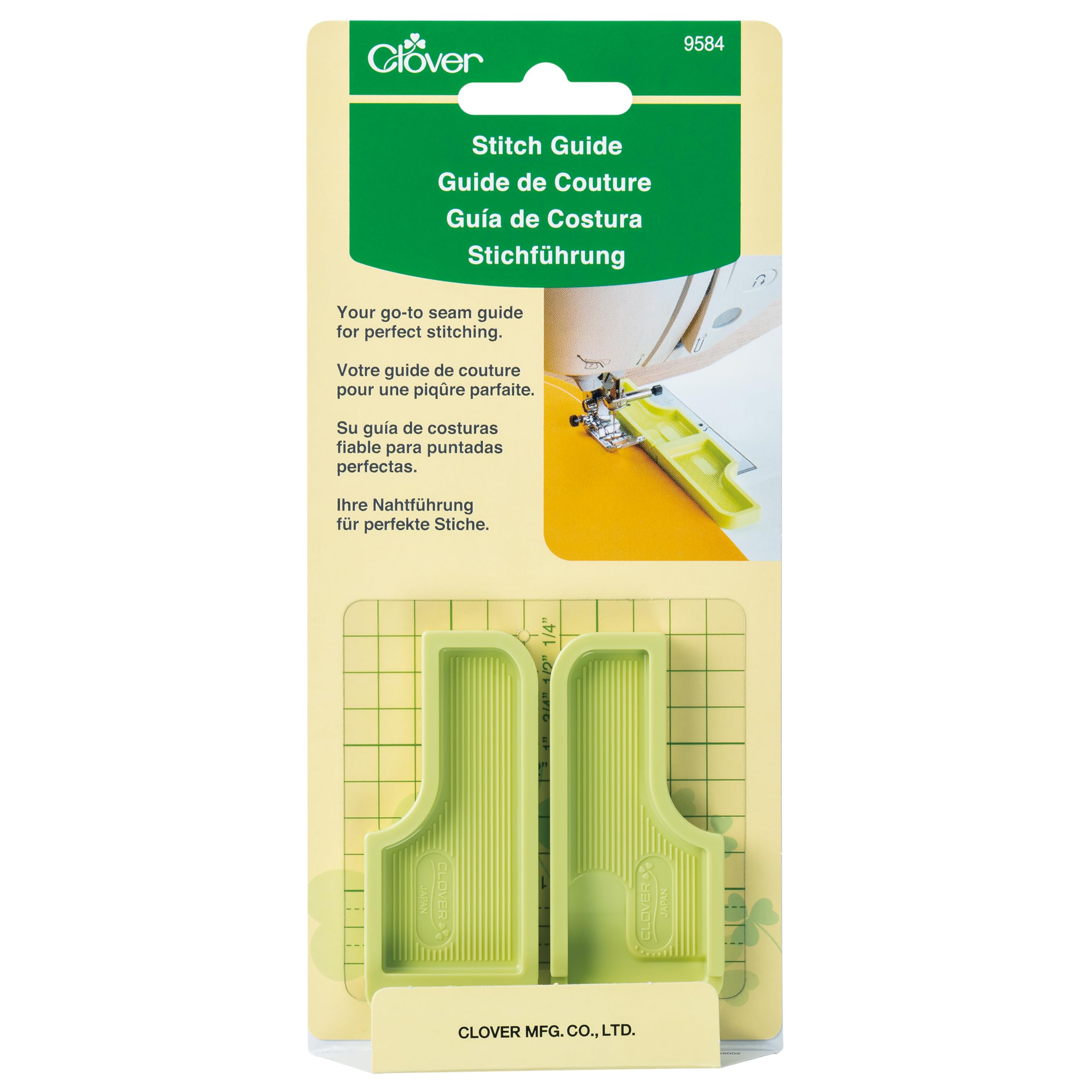 Clover Stitch Guide, Imperial Measurements, Polypropylene, Green, #52
