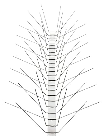 Fliesenhandel Fundus 50cm Taubenspikes 6-Reihig Taubenabwehr Vogelabwehr Edelstahlleiste 6 Reihig