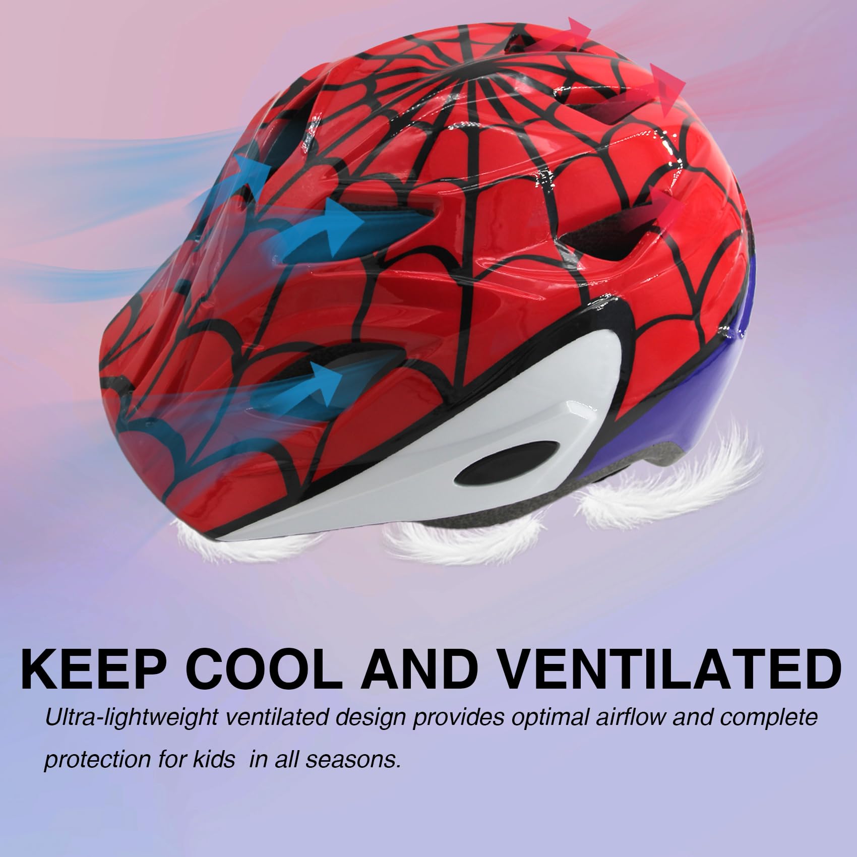 Kids Bike Helmet Boys and Girls 5-8-10 Visor Helmet for Kids Lightweight Safety Certified,Toddler Bike Cycling Skating Skateboard Scooter Helmet