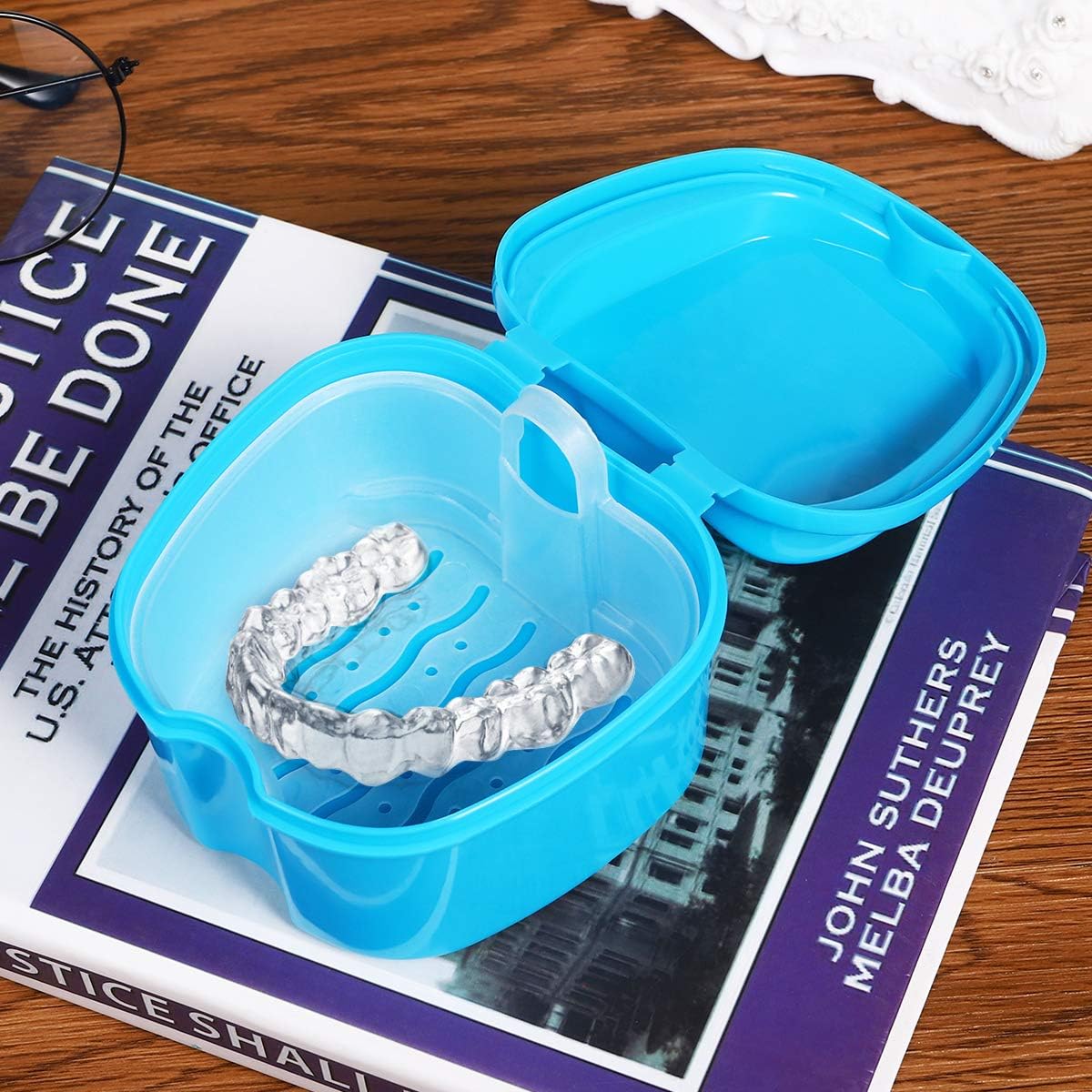 Orthodontic Box False Storage Container (Light Blue) - Image 4