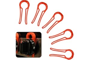 ANYSUN Gas Stove Knob Lock, Baby Proof Oven Knobs Covers Lock for Child Safety (5 Pack) Red