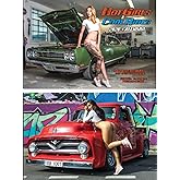 2026 Hot Girls & Cool Rides Deluxe Wall Calendar, with Free Poster, Pin Ups Cars Trucks
