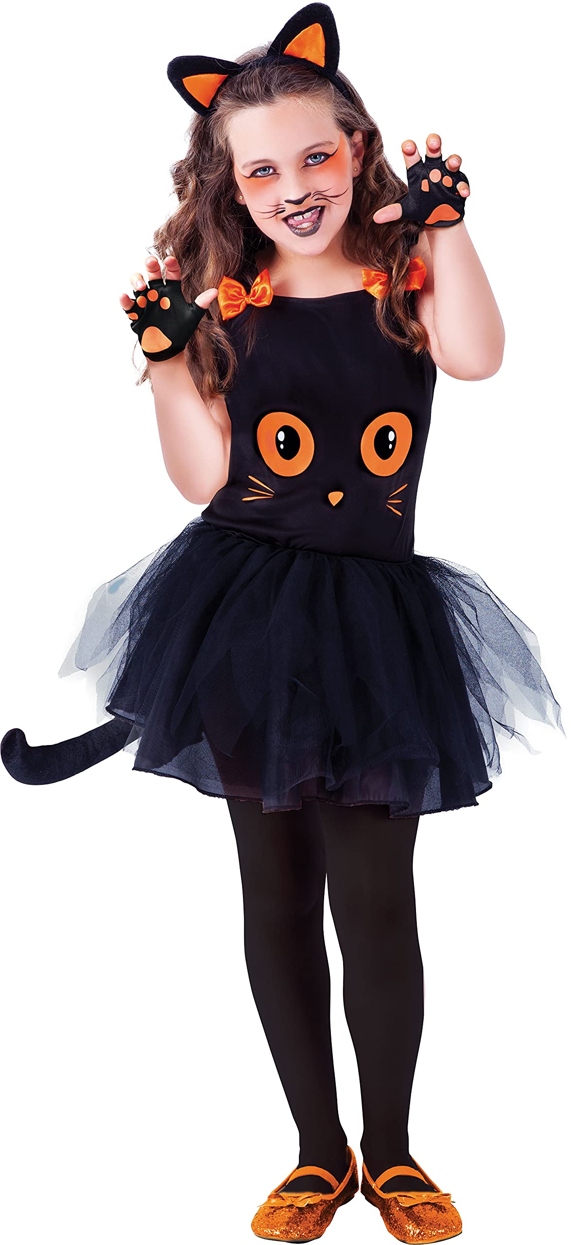 Rubie's Children's Cat Costume - Black, L (7-8 Years)
