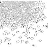 uxcell 5000Pcs Wedding Table Scatter Confetti Fake Crystals Acrylic Diamonds Rhinestones Vase Fillers Gems for Crafts, Party, Table Centerpiece Decor, Bridal Shower Party (White, 4.5mm)