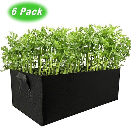 Paquete de 6 camas de siembra de tela levantada, cama de jardín de ...