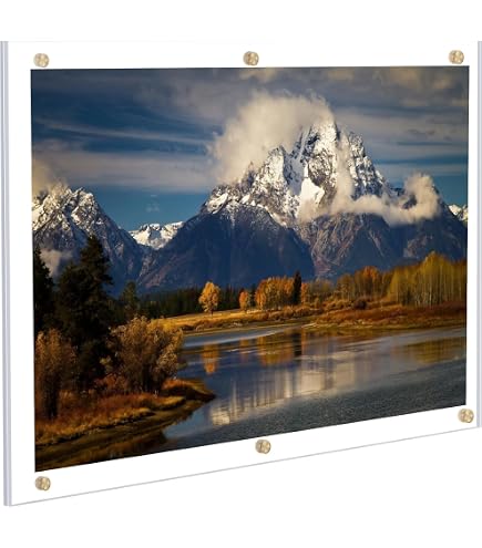 105531 22-Inch By 28-Inch Wall Mount Standoff Acrylic Poster Frame