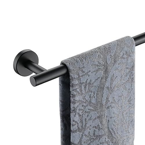 Bath Towel Matte Black Towel Bar With Shelf Imperium Matt Black