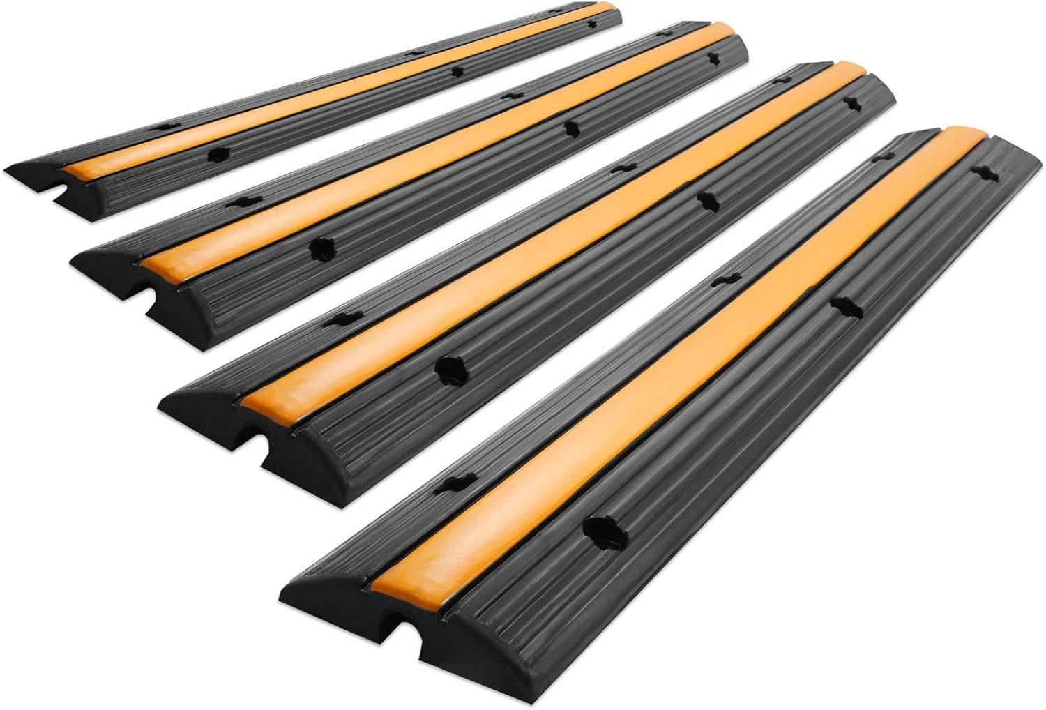 SHZOND Extreme Rubber Single Channel Cable Protector Cable Ramps/Protectors Cable