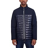 Nautica Women's Lightweight Mixed Media Quilted Jacket
