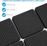 OSDUE 64 Pcs Non Slip Furniture Pads Floor Protectors 38mm Self Adhesive view 3