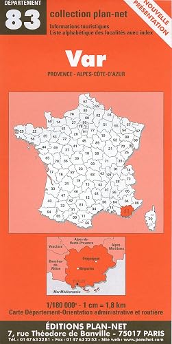Download Carte routière : Var PDF