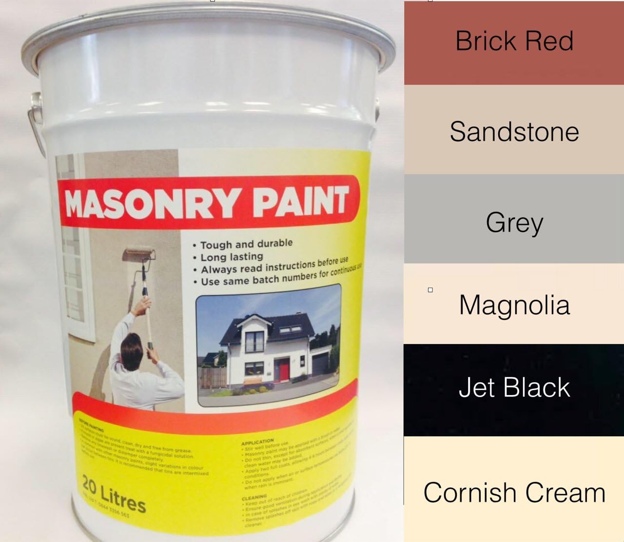 20Ltrs Masonry Paint Buttermilk