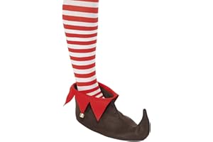SMIFFYS Smiffy's Elf Shoes with Bells Size: One Size