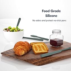 ChefAide 5 Pieces Silicone Spatula Set, Food Grade