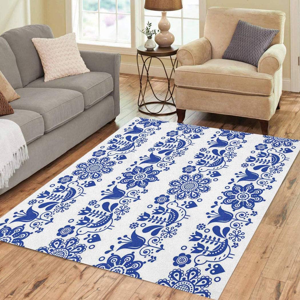 Houlor Area Rug 3' X 5' Soft NonSlip Carpet Flannelette