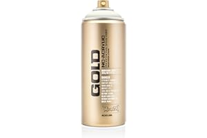 Montana Cans GOLD Spray Paint, 400ml, Shock Cream White (MXG-S9110)