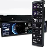 WOWNOVA 8.8" Computer Temp Monitor (Dynamic Theme Supported), 1 Click 1 Cable to Get Started Quickly PC Temperature Display Sensor Panel IPS Mini Secondary Screen CPU RAM HDD Data FPS Monitor (Black)