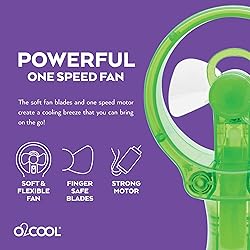 O2COOL Deluxe Handheld Battery Powered Water
