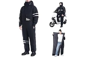 Freezer Suits for Men, Full Body Snow Suit Men, Winter Outdoor Riding Insulated Full-Body Suit Extreme Weather