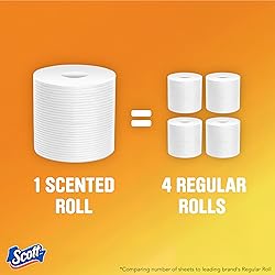 Scott ComfortPlus Toilet Paper with Soft Lavender