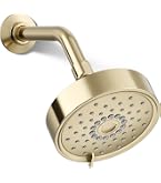 KOHLER Forte Multifunktions-Duschkopf – 3 Sprüheinstellungen, 2,5 GPM, Vibrant Brushed Bronze, Wandmontage