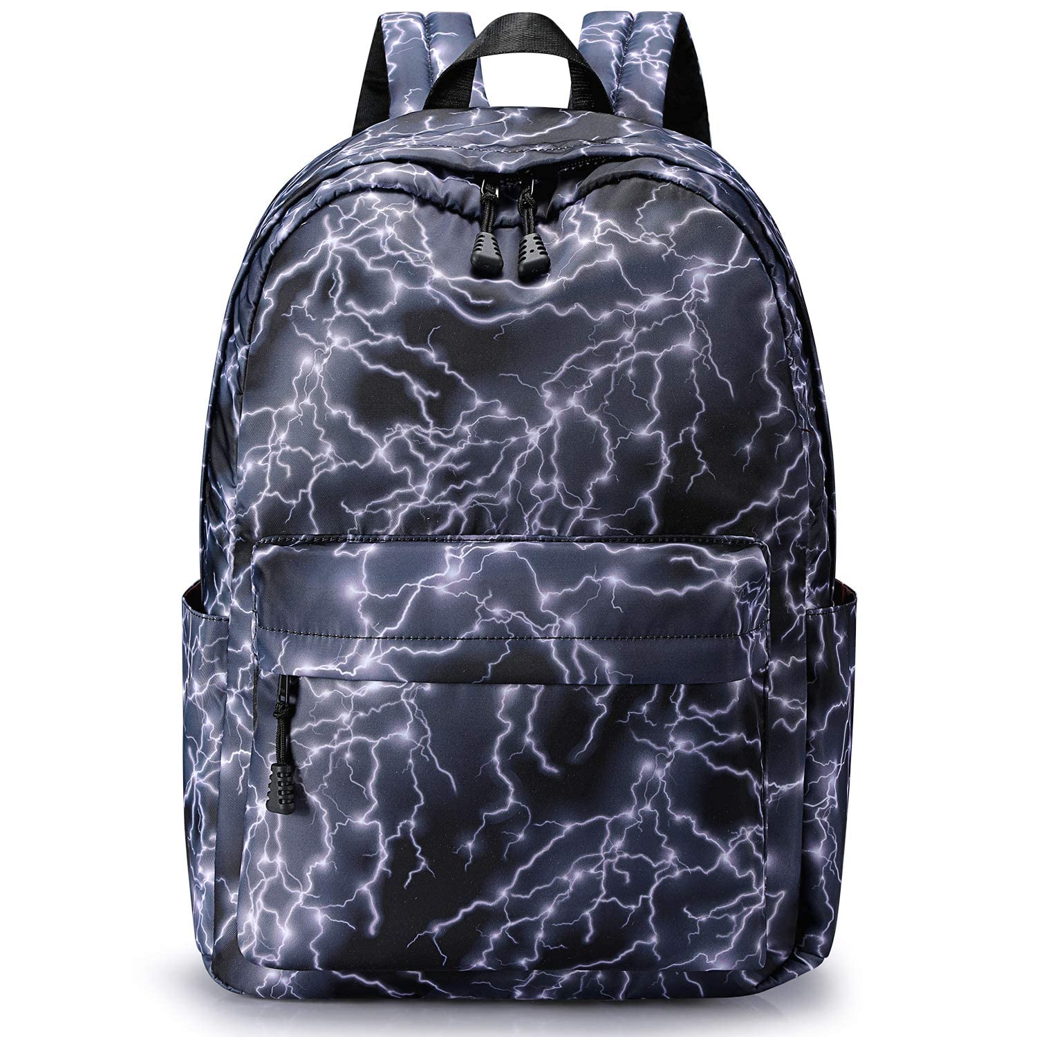 S-ZONE Water Resistant School Backpack Bags with 15.6 Inch Laptop Sleeve Casual Daypack Stylish Travel Rucksack for Teenager Girls Boys Students