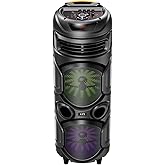 Audiobox ABX-2900R Dual 8" Party Bluetooth Speaker - Light Weight with RGB Lights, Dual Channel Sound for Parties, DJ, Karaoke Ready