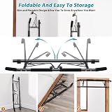 JX FITNESS Door Frame Pull Up Bar with Padded Handles Foldable No Drilling view 4