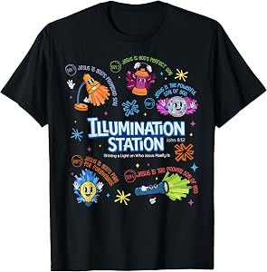 Illumination Station VBS 2026 Bible Jesus Christian Lights T-Shirt