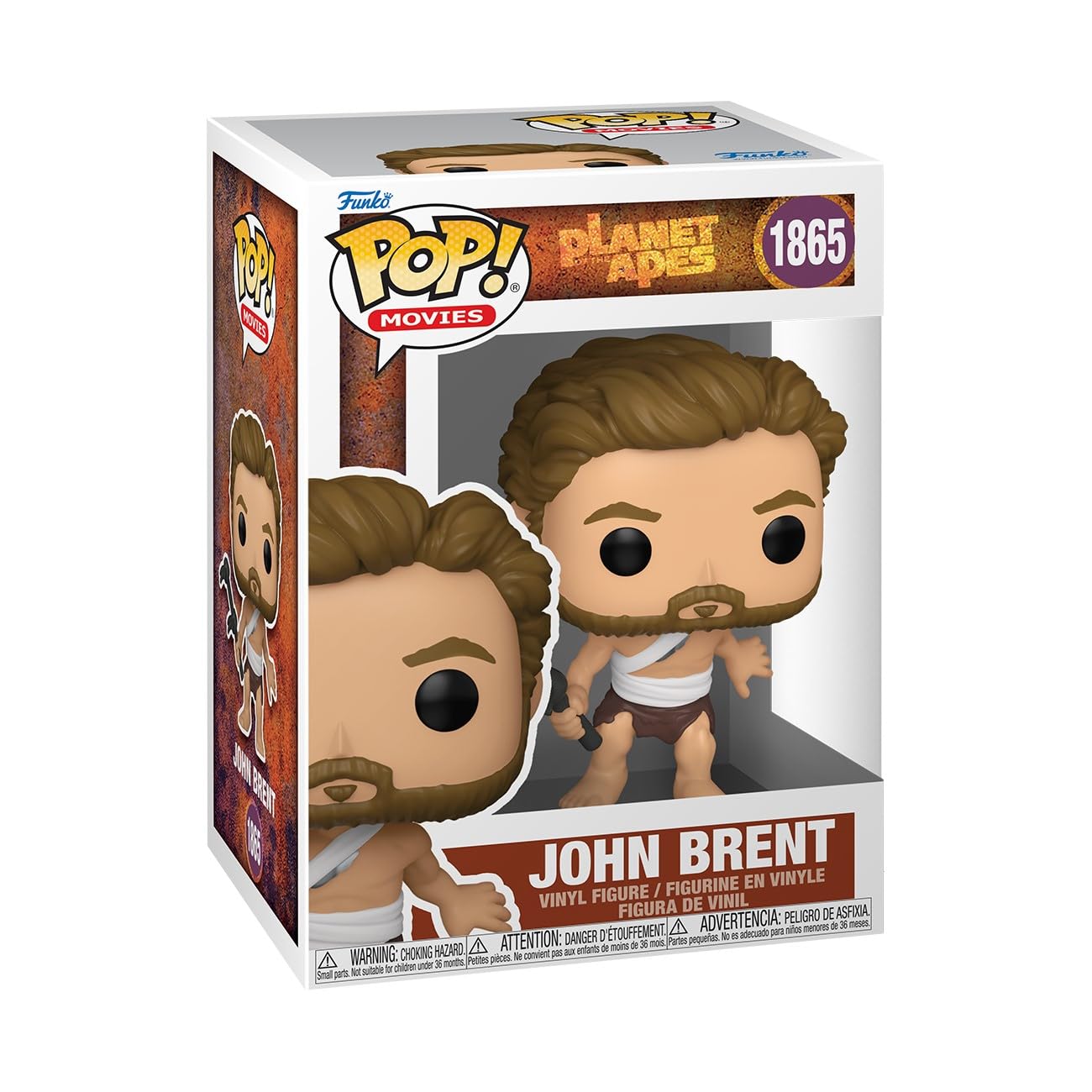 Funko Pop! Movies: PotA - John Brent - Planet Of The Apes - Vinyl-Sammelfigur - Geschenkidee - Offizielle Handelswaren - Spielzeug Für Kinder und Erwachsene - Movies Fans - Modellfigur Für Sammler