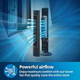 Philips Oscillating Tower Fan 5000 Series 105 cm Remote Timer 3 Speeds 3 Modes view 5