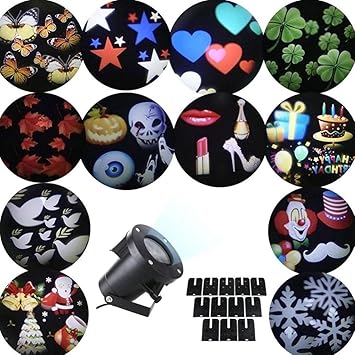 Proyector de jardín al Aire Libre, proyector Impermeable de ...