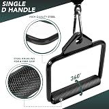 Yes4All D Handle Cable Attachment and Rotating Bar Black 350kg Cap view 2