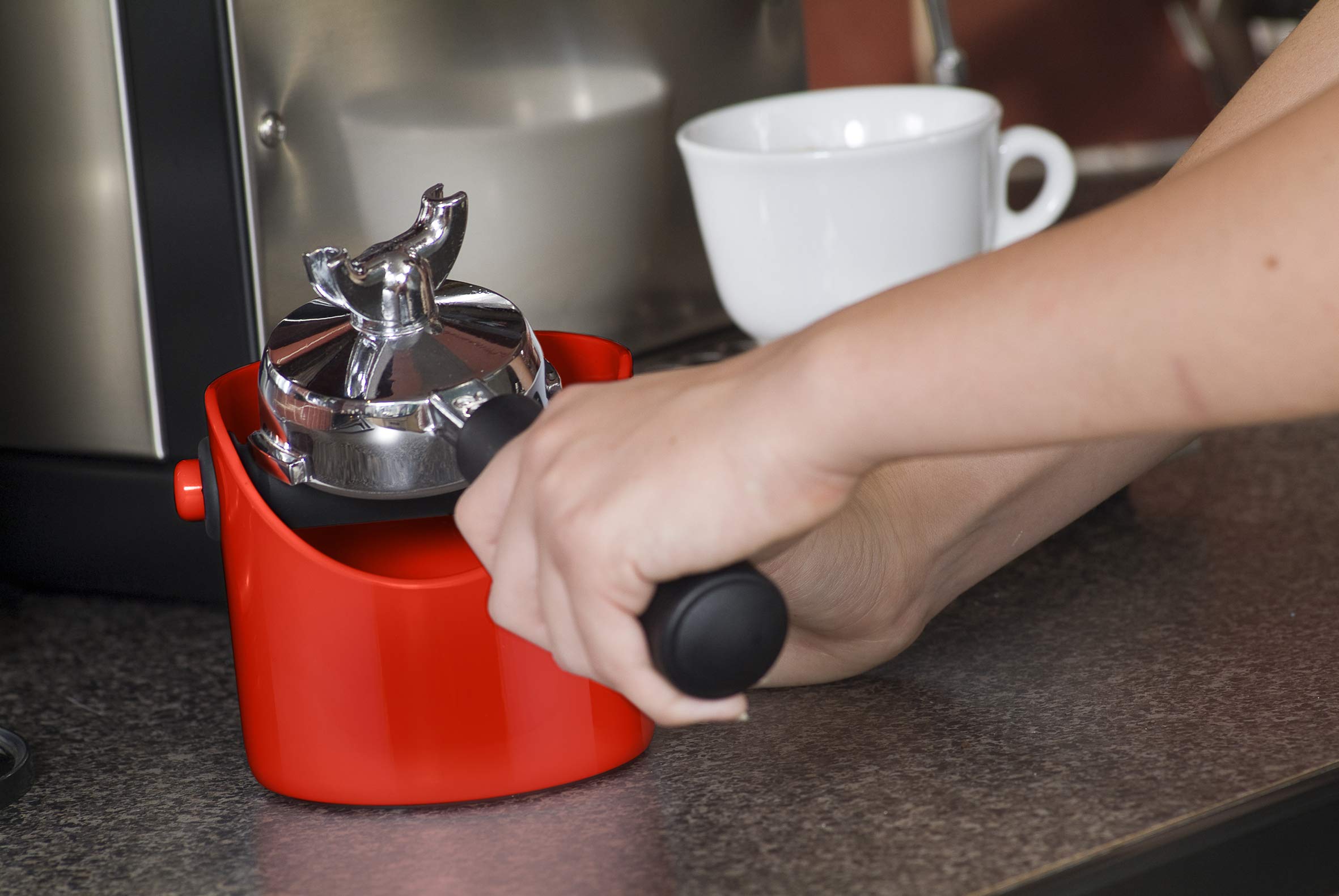 Dreamfarm Big Grindenstein Large Coffee Grind Knock Box and Espresso