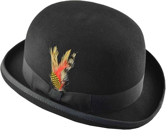 derby hat black